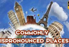 commonly mispronounced places