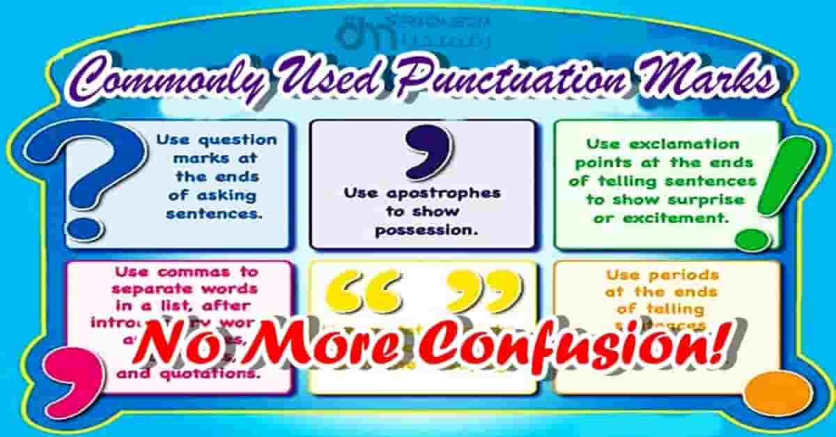 Punctuation Marks الانجليزية اون لاين, تعلم الانجليزية بسرعه وسهوله, نصائح لتعلم اللغة الإنجليزية بسرعة وسهولة, apprendre l'anglais, cours d'anglais,examens d'anglais, exams preparation, exercices d'anglais, free flashcards, Free Printable Worksheets, Learn English, livres d'anglais, printable worksheets, Vidéos d'anglais,