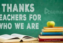 thanks for teachers day wishes