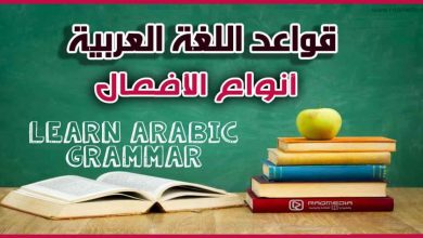 تعلم أنواع الأفعال في العربية