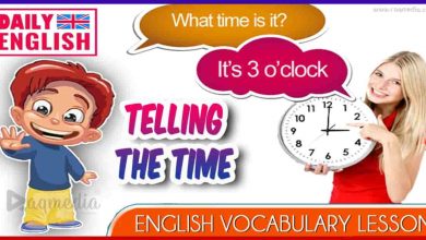 دروس في اللغة الإنجليزية: الوقت: كم الساعة؟ باللغة الانجليزية بالصوت والصورة