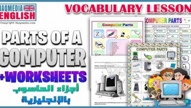 دروس في اللغة الإنجليزية: المفردات الإنجليزية للكُمبيوتر والإنترنت