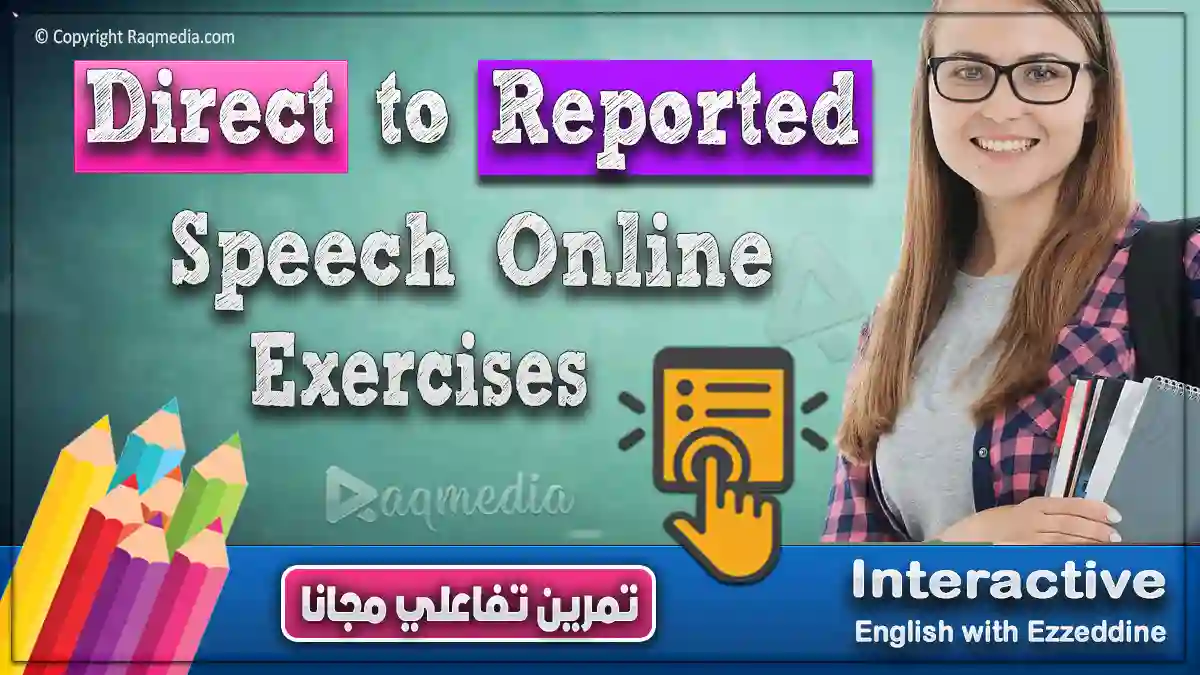 Direct - Reported Speech Online Exercises Intermediate With Answers