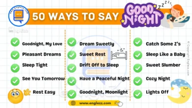 50 Ways to Say Good Night: Enhance Your English 8 50-ways-to-say-good-night-in-english-with-examples