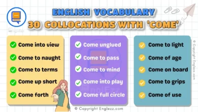 Master 30 Common Collocations with Come: for Fluent English 6 collocations-with-come-english-vocabulary