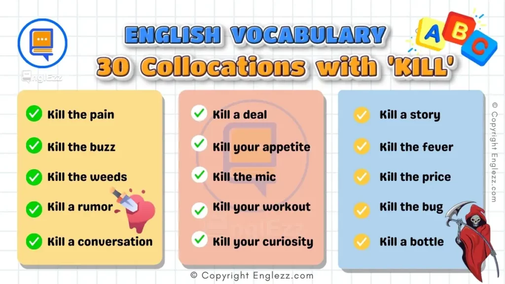 Enhance Your Vocabulary with 30 Collocations with Kill 2 collocations-with-kill-english-vocabulary